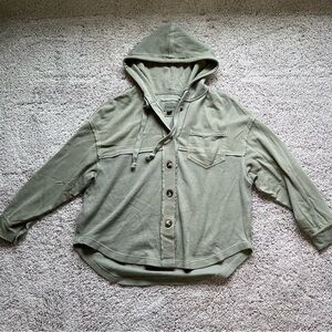 American Eagle Outfitters Olive Green Hoodie